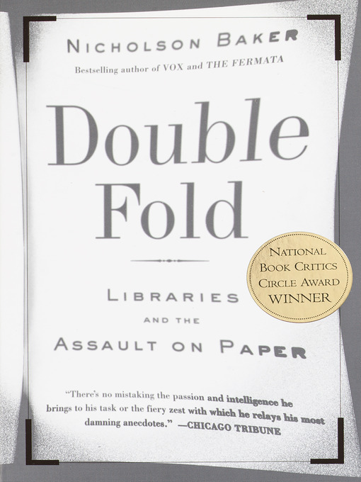 Title details for Double Fold by Nicholson Baker - Available